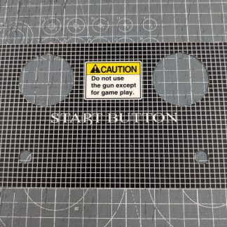 house of the dead 3 nos start button panel decal HDT-2001-B
