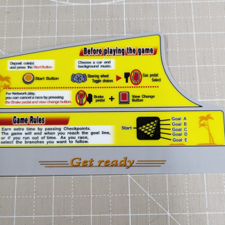 outrun 2 sp dash vr panel start instructions no credit polycarbonate