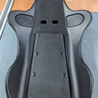 sega cockpit seat plastic upper with cushion and speaker blanks